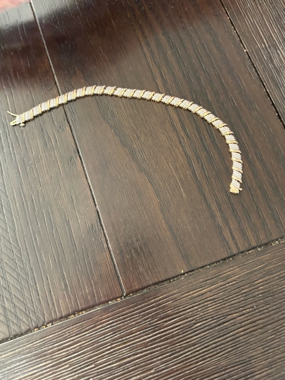 Vintage diamond tennis bracelet